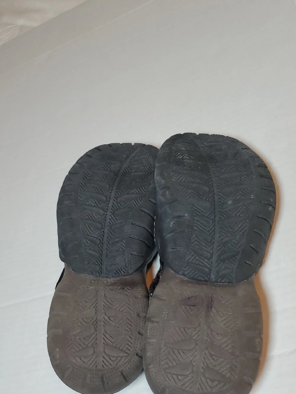 CROCS Men's Swiftwater Mesh Deck Sandals Brown Size 11 Slip On Comfort Low Top - Picture 7 of 8